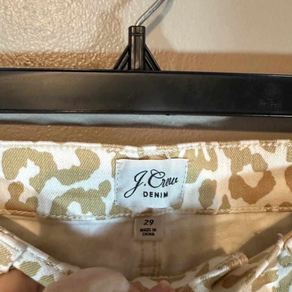 J.Crew Safari Leopard High-Rise Jeans 29 - Picture 6 of 13